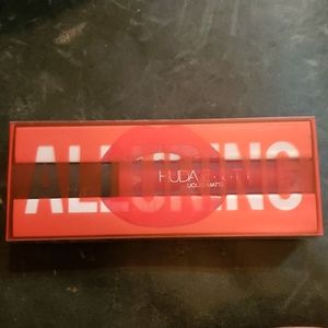 Huda Beauty liquid matte lipstick in alluring